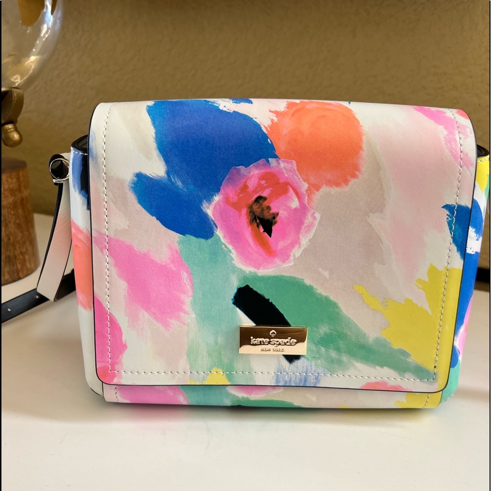 Kate Spade Arbour Hills Watercolor Crossbody Bag